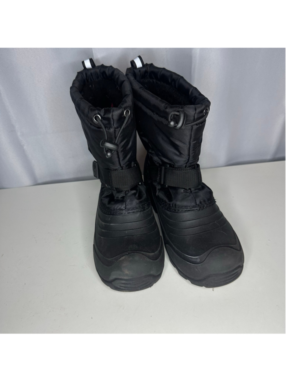 Kids Northside Black Snow Boots Size 4